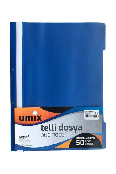 Umix 50 штук (1 пакет) Дротяна офісна папка