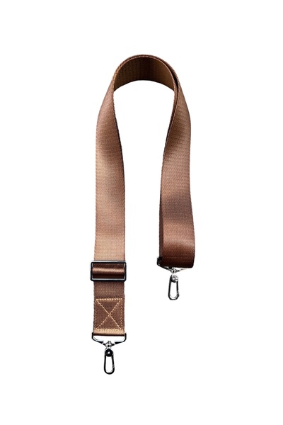 Atelier Bomonti Ayarlanabilir Çıkarılabilir Omuz Askısı Polyester Kolon Çanta Sapı Kayış Kahverengi Strap