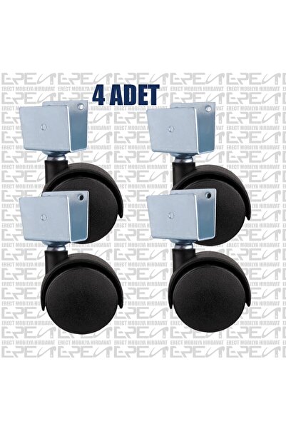 Erect Mobilya Hırdavat Sunta Geçme Tekerlek 50lik 4 Adet