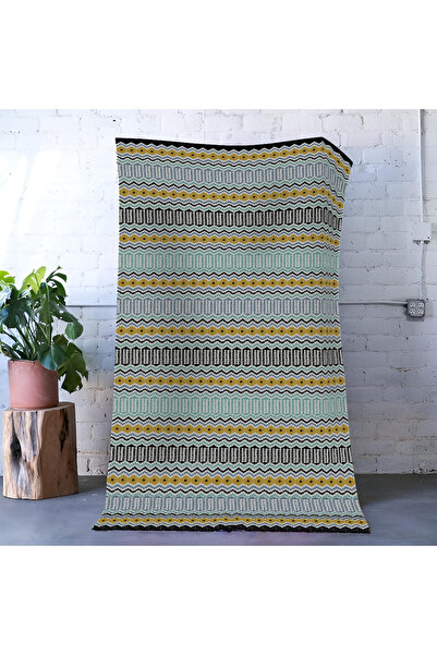 Rugs Modern Halı Мира Многоцветен раиран геометричен модерен декоративен кили...