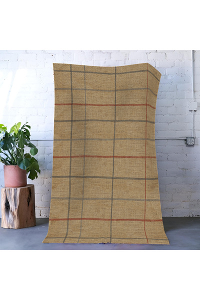 Rugs Modern Halı Covor decorativ modern cu model în dungi, cu aspect de răchi...