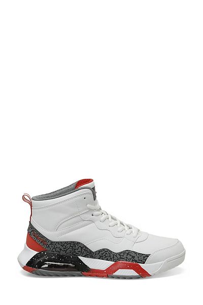 Kinetix SUPERB PU HI 3PR White Men's Basketball Shoes