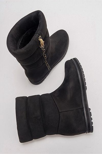 LuviShoes Γυναικείες μπότες STOR Black Suede