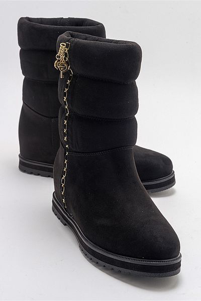 LuviShoes Γυναικείες μπότες STOR Black Suede