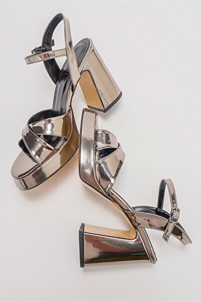 LuviShoes LELLO Platinum Women's Heeled Shoes