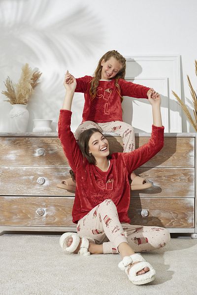 Sevim 15412 SET PIJAMASE BRODATE