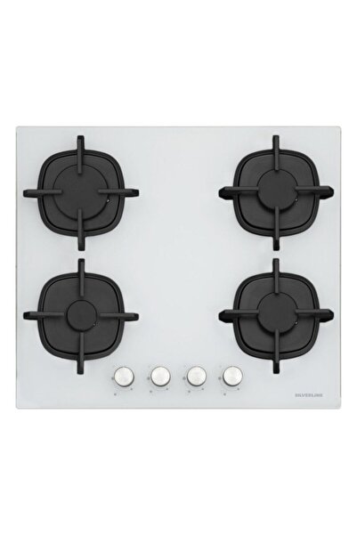 Silverline Cs5437w01 Beyaz Cam Ankastre Ocak