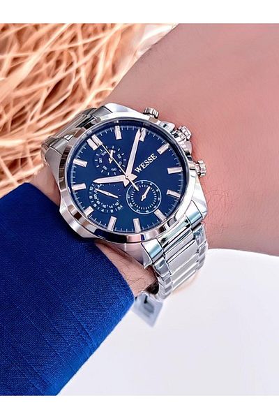 Wesse WWG205803 Wesse New Season Steel Cord Non-Tarnish Color-Tossing Inner Function Active 5 Atm Men's Wristwatch