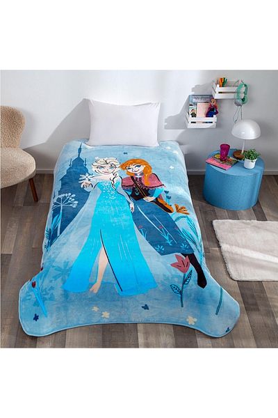 Taç Pătură simplă cu licență Disney Frozen Flower Power