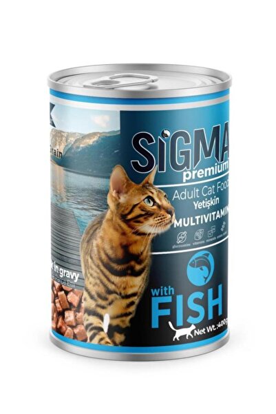 Sigma Balıklı Kedi Konserve Maması 400 Gr