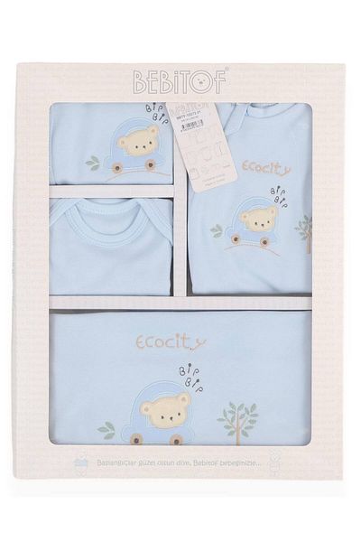 Bebitof Baby Boy with Teddy Bear Hospital Exit