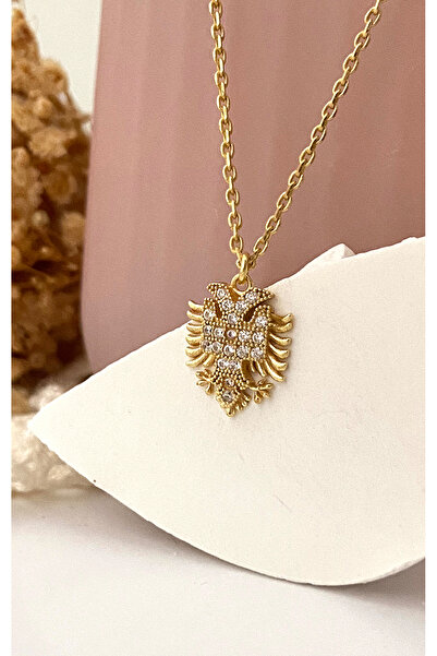 goldberia Çift Başlı Kartal Gümüş Kolye