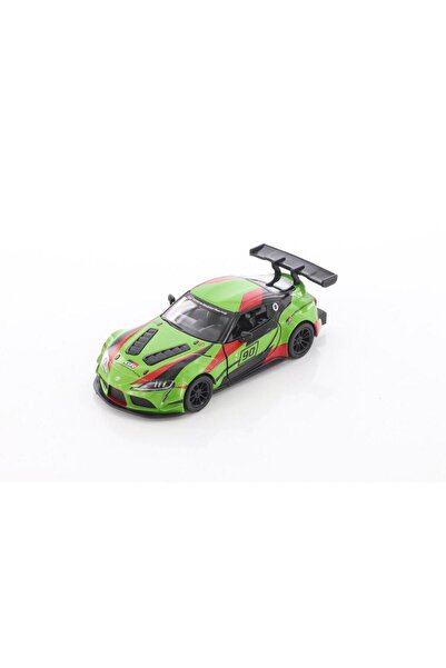 Kinsmart Toyota GR Supra Racing Concept 1:36 Yeşil Çek Bırak Model Araba