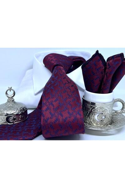 B'lazzotti DOKUMA MENDİLLİ KRAVAT