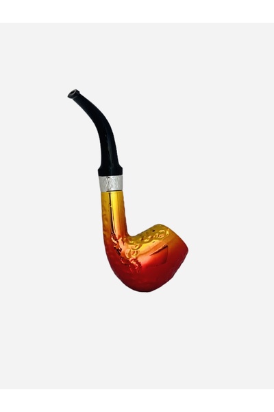FYZSHOPPING Neon Metalik Renkler Retro Pipo Sarı Kırmızı