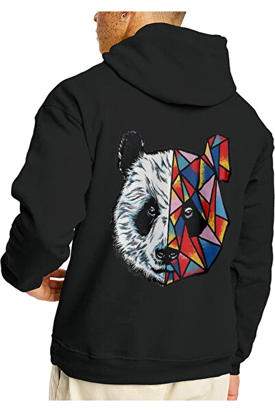 Surprise tekstil Изненада Унисекс Черна блуза с принт