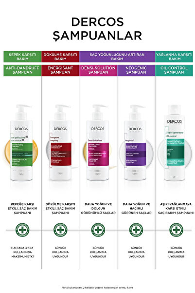 Vichy Dercos Oil Control Yağlanma Karşıtı Bakım Şampuanı 200ml