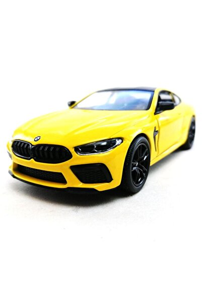 Kinsmart سيارة بي ام دبليو M8 كومبيتيشن كوبيه 1:38 موديل سحب أصفر
