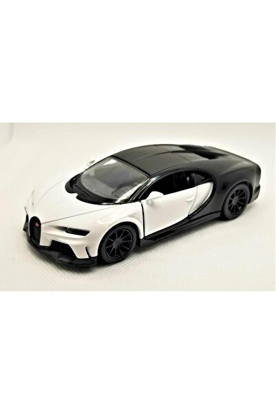 Kinsmart سيارة بوجاتي شيرون سوبر سبورت 1:38 موديل سحب وإسقاط باللون الأبيض