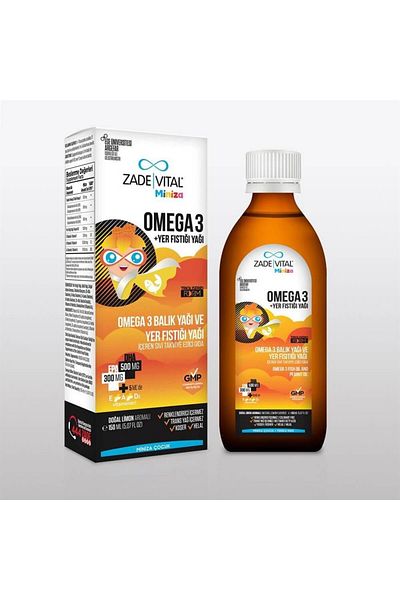 Zade Vital MinizaOmega3 and Peanut Oil - 150 Ml