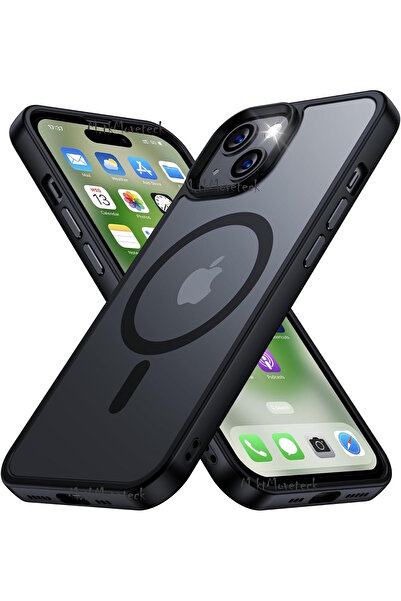 m.tk moveteck İphone 15 Kılıf Kamera Yükseltili Magsafe Şarj Destekli Mat Ren...