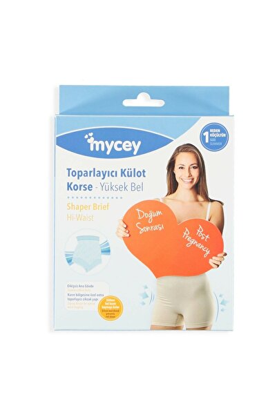 mycey Kısa Doğum Sonrası Toparlama Külot M Siyah Slip Kapüşonlu Sıkılaştırıcı...