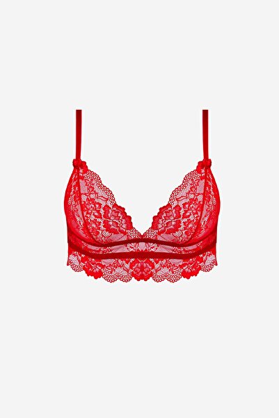 AYYILDIZ 2041 Red Bralet Bra
