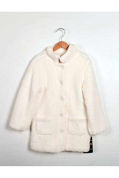DIDuStore 1/8 Year Old Baby Girl Clothing Models Welsoft Plush Lined Children's Cardigan