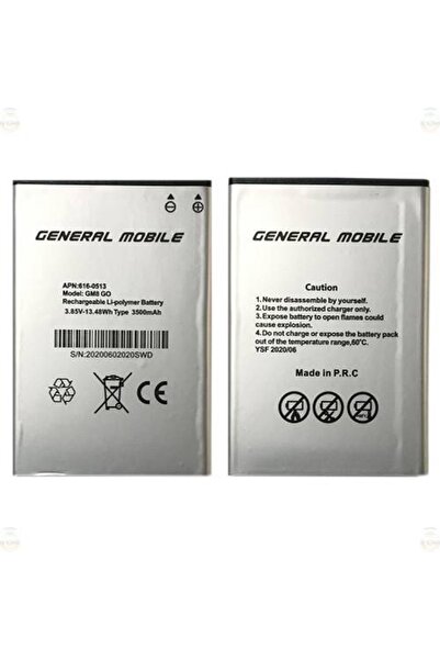 EDA TEKNİK General Mobıle GM8 GO Uyumlu Batarya