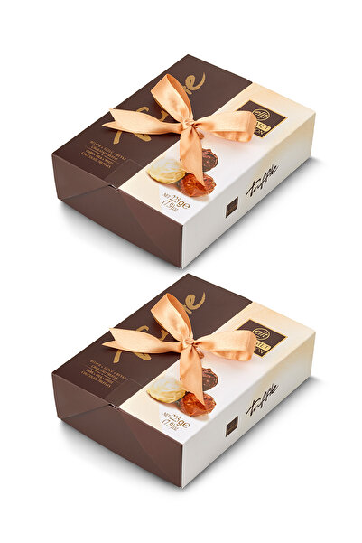 Elit Çikolata Gourmet Collection Truffle Hediye Çikolata 225g 2'li Set (2X225...