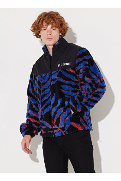 Lee Multicolored Men's Coat L232305900 Full Zippered Sherpa