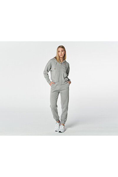 hummel Hmlipomea Zip Hoodie Kadın Günlük Sweatshirts 921694-2006 Gri