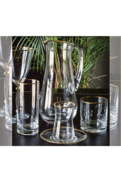 Canba Basic Altın Butik 61 Parça Sofra Takımı