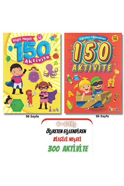Bıcırık Yayınları 4-6 Yaş Öğreten Eğlendiren / Bilgili Neşeli Aktivite Kitap ...