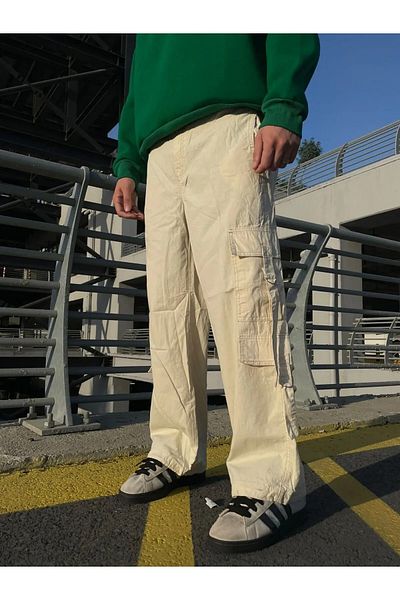 Gofeel Y2k Λεπτομερές Oversize Baggy Tech Παντελόνι EZA