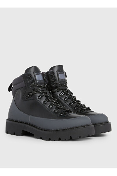 Tommy Hilfiger Deri Siyah Erkek Bot TJM BOOT HIKER