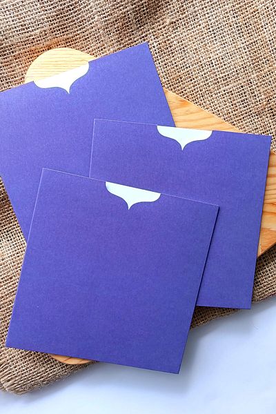 Dekorden 16x16cm. Blue Envelope - 100 pieces