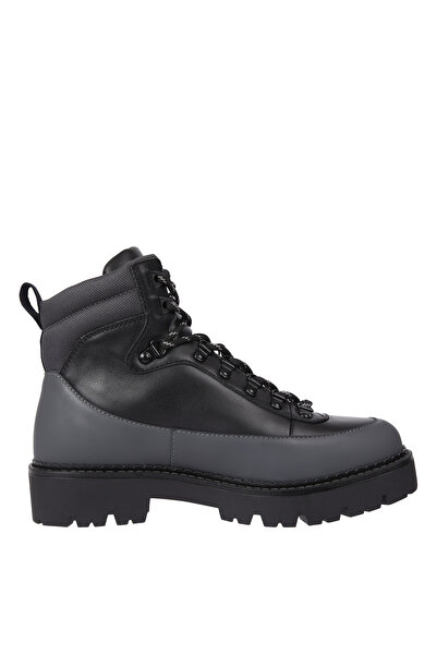 Tommy Hilfiger Deri Siyah Erkek Bot TJM BOOT HIKER