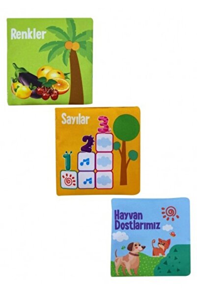 dekantoys Bebeğimin Ilk Kitap Seti Hışırtılı Kitaplar Bez Kitap Seti 6 Adet 356786585232