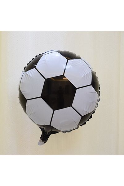 Parti Station Black and White Concept 9 Years Old Birthday Balloon Set Black and White Football Theme Birthday Balloon Set