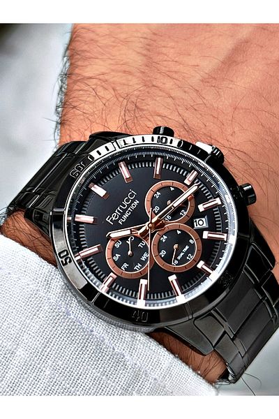 Ferrucci Function Multi-Function 3 Atm Men's Wristwatch