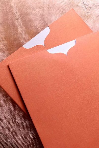 Dekorden Salmon Color Envelope - 16x16 Cm - 100 Pieces
