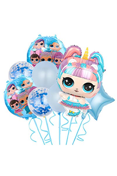 Parti Station LOL Surprise Yıldız Balonlu Konsept Doğum Günü Balon Set Unicor...