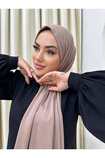 useev Combed Cotton Shawl Mink 0001