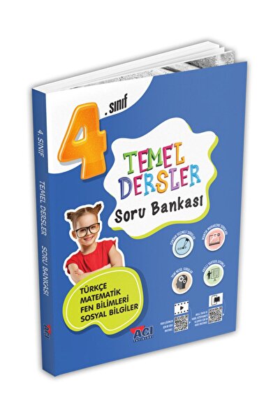 Açı Yayınları 4.Sınıf Temel Dersler Soru Bankası