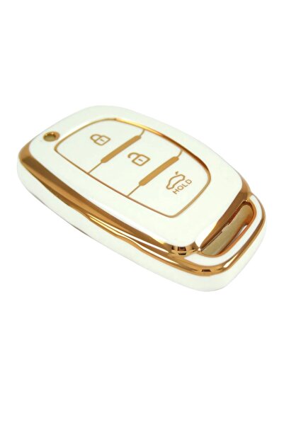 EBG İSTANBUL Hyundai 13-18 Ix35 Tucson Smart 3 butoane, alb, carcasă pentru telecomandă