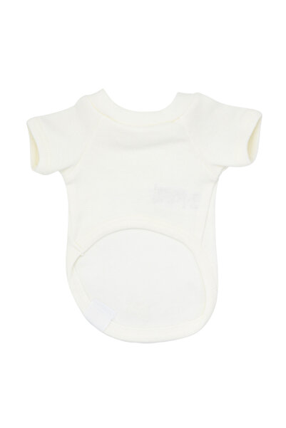 HappyDodo WOOF Baskılı Kedi Köpek Kıyafeti Elbisesi %100 Pamuk