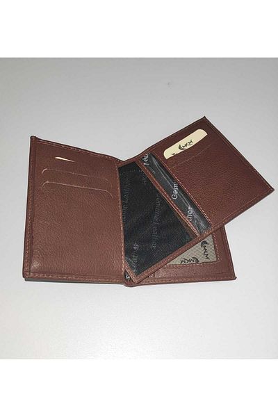 firdevsi hobi Genuine Leather Vertical Men's Wallet