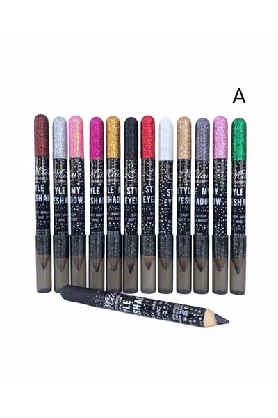 Mardinal Milai 12-Piece Jumbo Size Glittery Pen Headlight-a Series