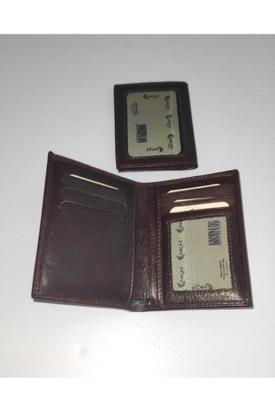 firdevsi hobi Genuine Leather Vertical Men's Wallet